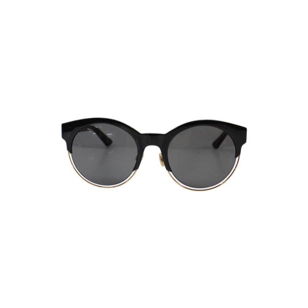 Christian Dior Womens Sideral 1 Circular Sunglasses Black Size 53-21 145mm